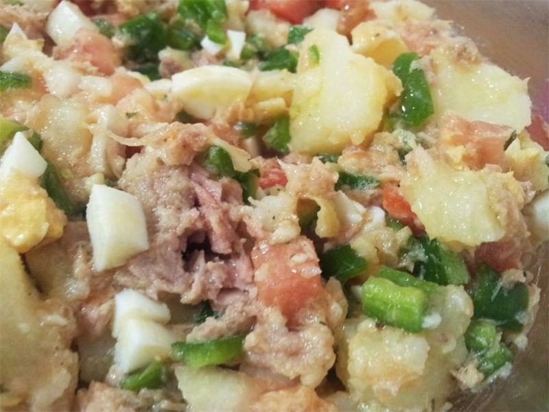 ensalada de atun